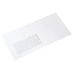 Plic DL Alb Autoadeziv cu Fereastra Stanga - 75g