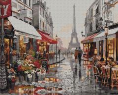 Set pictura pe numere - Paris after rain, 40x50 cm