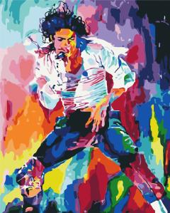 Set pictura pe numere - Michael Jackson, 40x50 cm