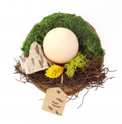 Lumanare de parafina in forma de ou