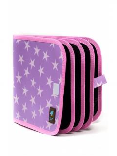 Carte refolosibila pentru desen - Pink and Purple Stars