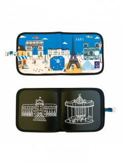 Carte refolosibila pentru desen - Cities of Wonder - Paris