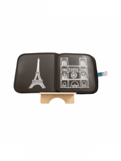 Carte refolosibila pentru desen - Cities of Wonder - Paris
