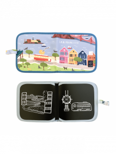 Carte refolosibila pentru desen - Cities of Wonder - San Francisco