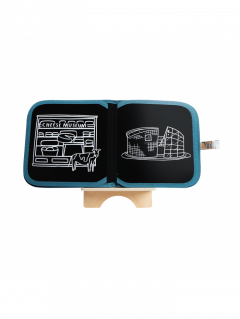 Carte refolosibila pentru desen - Cities of Wonder - Amsterdam