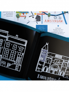Carte refolosibila pentru desen - Cities of Wonder - Amsterdam