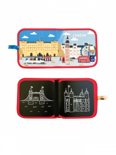 Carte refolosibila pentru desen - Cities of Wonder - London