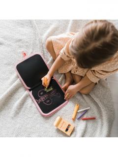 Carte refolosibila pentru desen - Bufnite