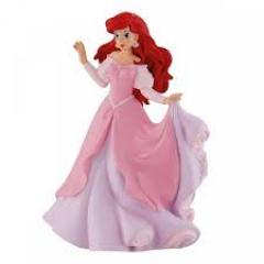 Figurina - Ariel in rochie roz