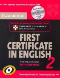Cambridge First Certificate In English 2 For Updated Exam Self-study Pack