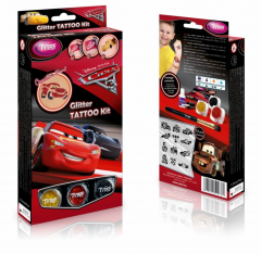 Kit tatuaje - Glitter Tattoo Kit: Cars 3