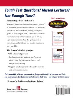 Schaum's Outline of Statistics and Econometrics