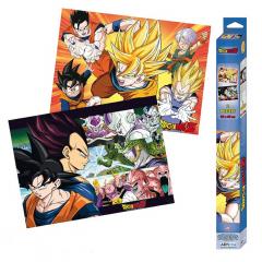 Set 2 postere - Dragon Ball - Saiyans, 52 x 38 cm