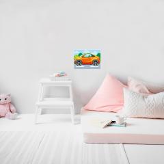 Goblen cu margele lipite - Small Car, 17x22 cm