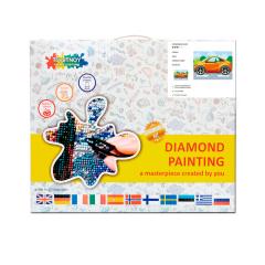 Goblen cu margele lipite - Small Car, 17x22 cm