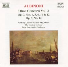 Albinoni: Oboe Concerti Vol. 3