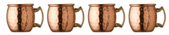 Set 4 pahare - Shot Glass Copper