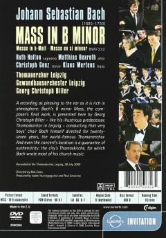 Bach: Mass In B Minor (DVD)