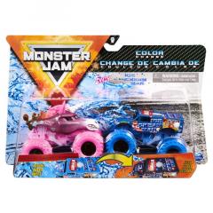 Set masinute - Monster Jam: Sparkle Smash & Ice Cream Man Color Change