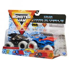 Set masinute - Monster Jam: Batman & Superman Color Change