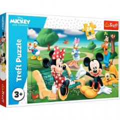 Puzzle 24 piese maxi - Mickey Mouse intre Prieteni