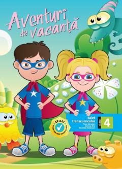 Coperta cărții Aventuri de vacanta. Caiet transcurricular pentru clasa a IV-a