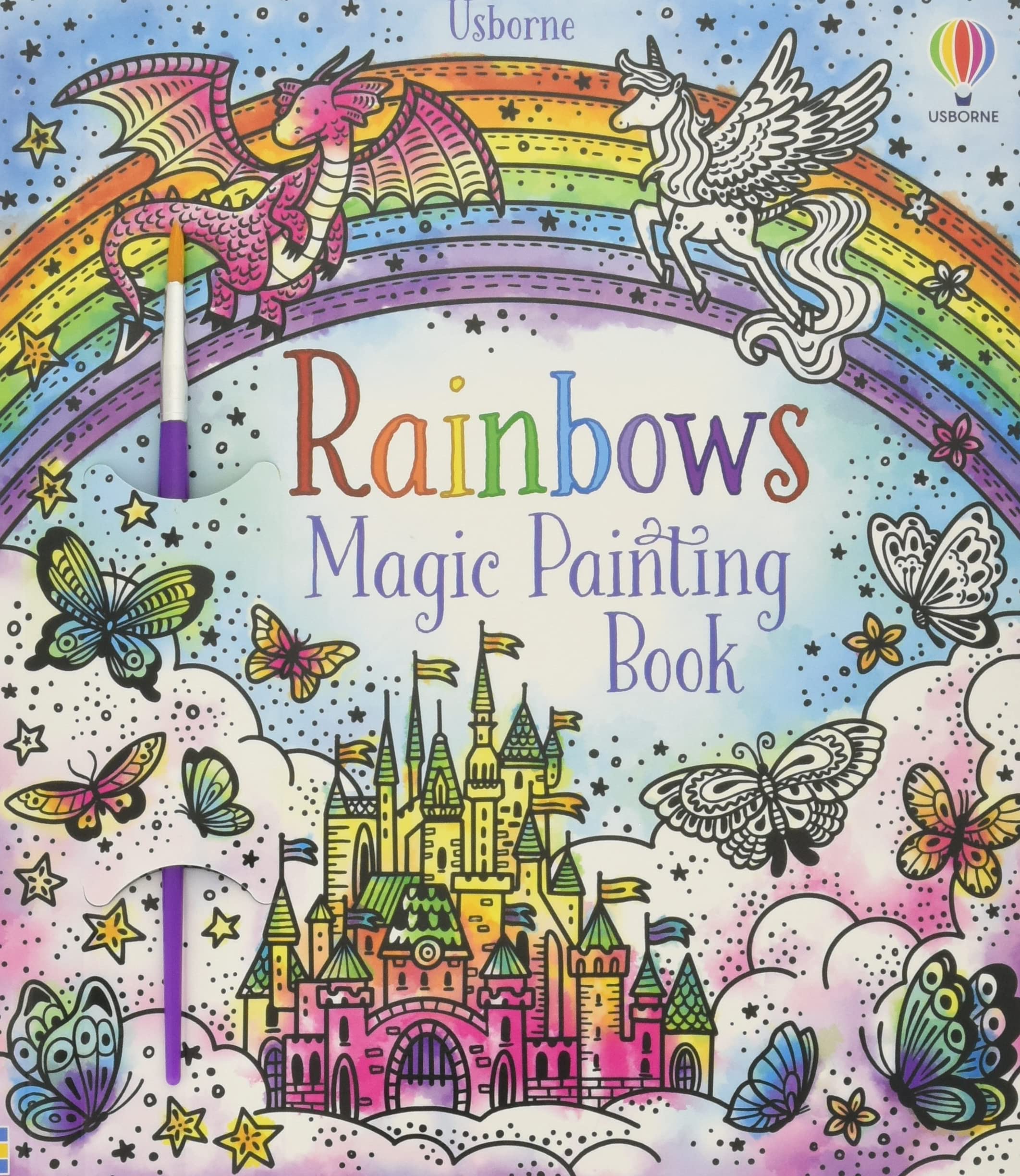 Rainbows. Magic Painting Book