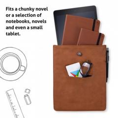 Husa pentru carte & accesorii maro - Bookaroo Books & Stuff Pouch