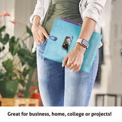 Husa pentru carte & accesorii turcoaz - Bookaroo Books & Stuff Pouch