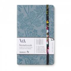 Carnet A5 - Bookaroo - V&A Morris Kilburn Black Floral