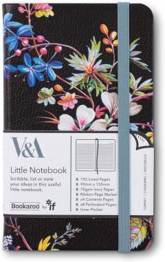 Carnet A6 - V&A Bookaroo - Kilburn Black Floral