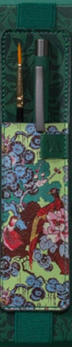 Semn de carte - Bookaroo Pen Pouch - V&A Sundour Pheasant