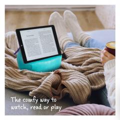 Suport pentru carte turcoaz - Bookaroo Bean Bag Reading Rest