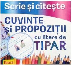 Scrie si citeste. Cuvinte si propozitii cu litere de tipar