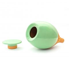 Vas ecologic auto-udare din ceramica - Lutoya M Green, 35 cl