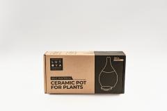 Vas ecologic auto-udare din ceramica - Lutoya M Green, 35 cl