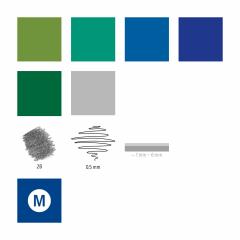 Set 6 carioci si alte instrumente pentru desen