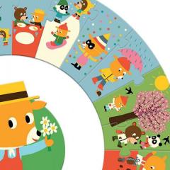 Puzzle educativ - Puzzle geant: The Year