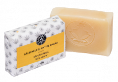 Sapun natural crema - Galbenele si unt de cacao