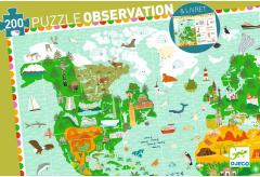 Puzzle educativ - Around the World Observation Puzzle, 200 de piese