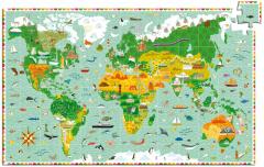 Puzzle educativ - Around the World Observation Puzzle, 200 de piese