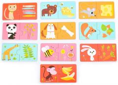 Puzzle educativ - Puzzle duo: Dinner's ready!