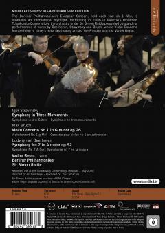 Beethoven: Symphony No.7; Bruch: Violin Concerto No.1; Stravinsky: Symphony in Three Movements (DVD)