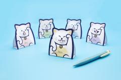 Set notite - Lucky Cat Message Pads