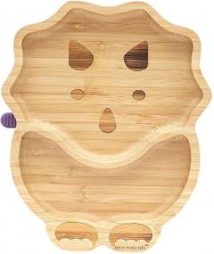 Farfurie - Bambus - Dinozaur - Mov