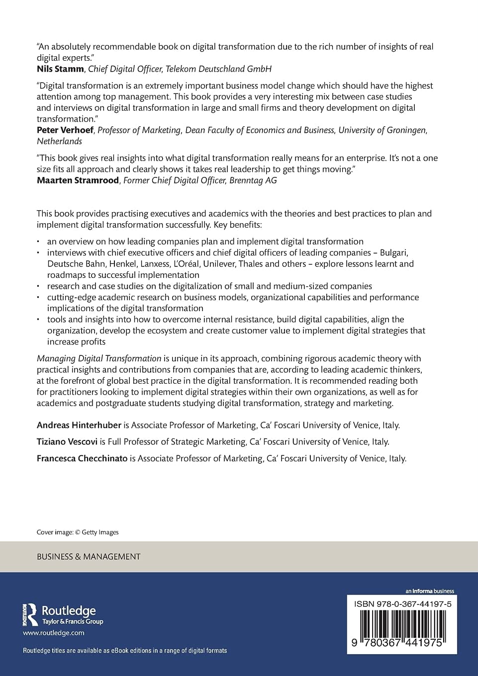 Managing Digital Transformation
