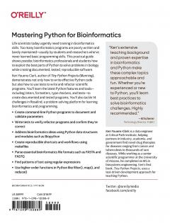Mastering Python for Bioinformatics