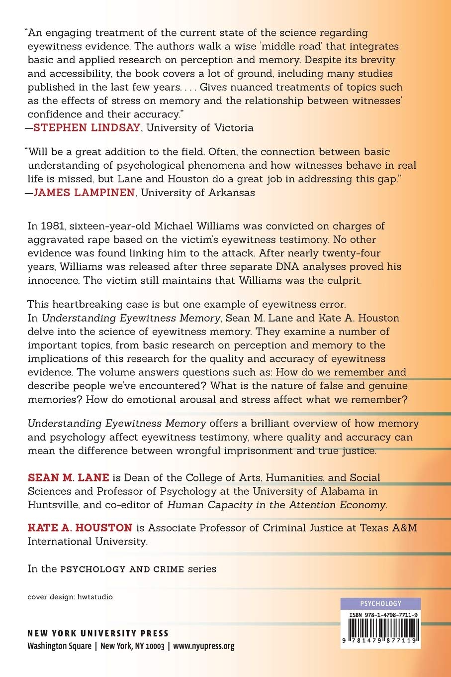 Understanding Eyewitness Memory - Sean M. Lane, Kate A. Houston