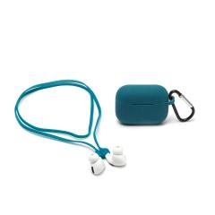 Accesorii casti - Case and Cord Set for AirPods Pro, Petrol Blue