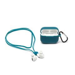 Accesorii casti - Case and Cord Set for AirPods Pro, Petrol Blue